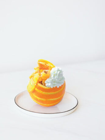 Naranjas con nata
