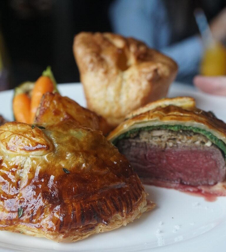 Solomillo de cerdo al estilo Wellington