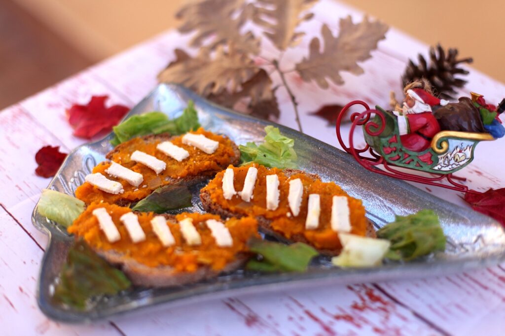 Tostas de mantequilla de anacardos y calabaza asada con Thermomix