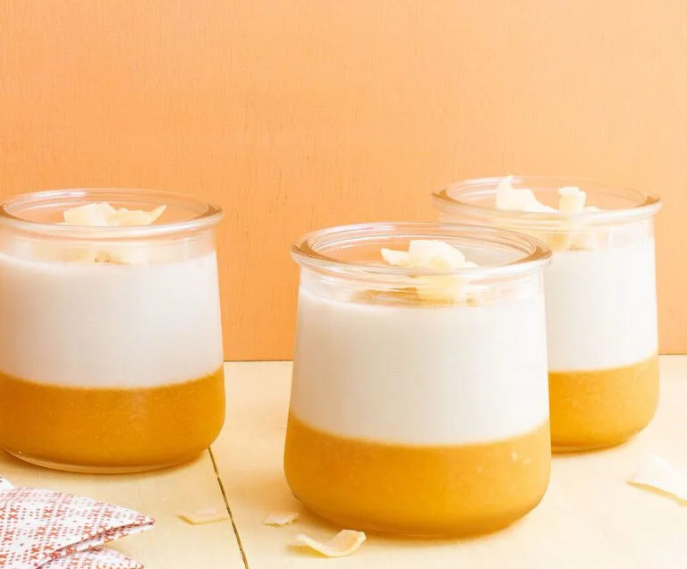 Panna cotta con canela y mermelada de calabaza con Thermomix -  