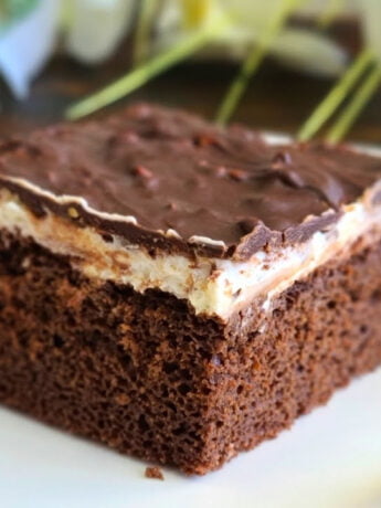 Pastel turco de chocolate y nata con Thermomix